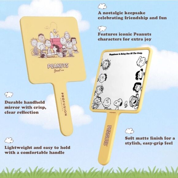 Profusion X Peanuts 75th Social Club Handheld Mirror - Picture 7 of 11